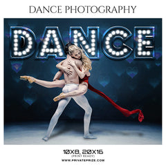 Couple Dance Photography Photoshop Template