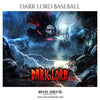 Dark lord - Baseball Sports Theme Sports Photography Template - PrivatePrize - Photography Templates