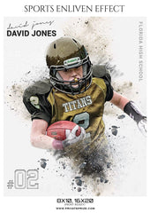 David Jones - Football Sports Enliven Effects Photography Template