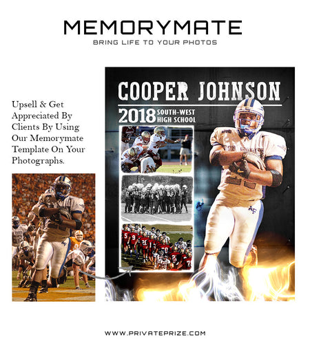 Sports Photography Memory Mates Collage - Photography Photoshop Template