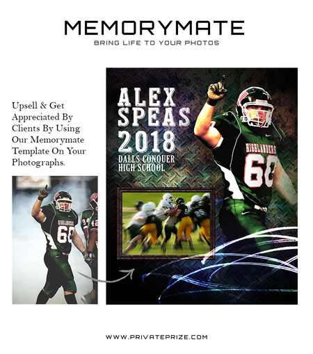 Sports Photography Memory Mates Collage - Photography Photoshop Template