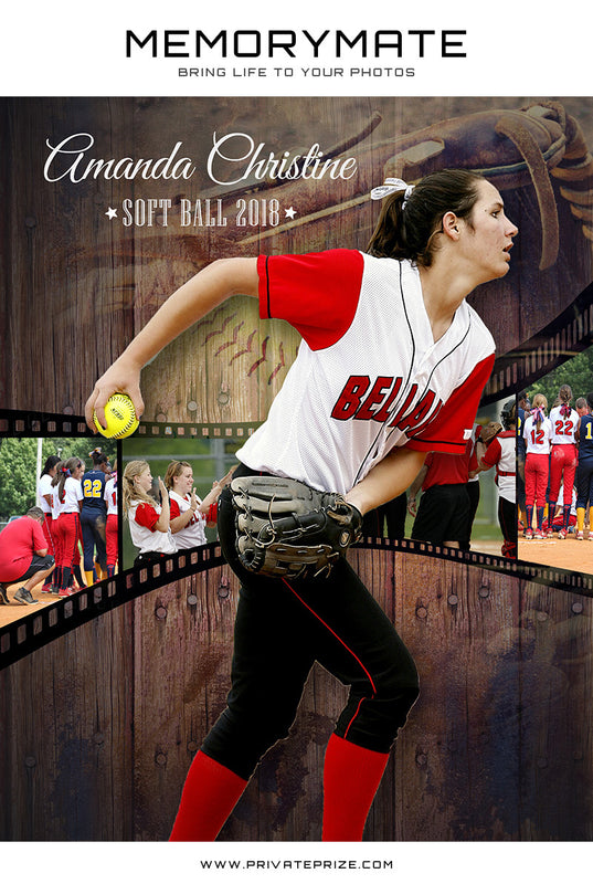 Sports Memory Photography Mates Collage - Photography Photoshop Template