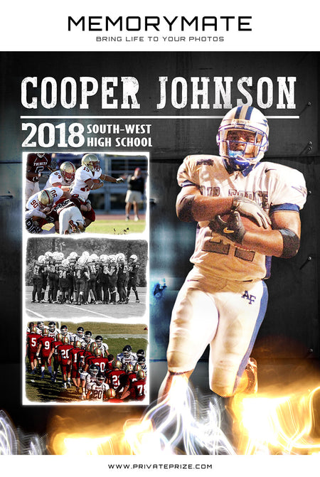 Sports Photography Memory Mates Collage - Photography Photoshop Template