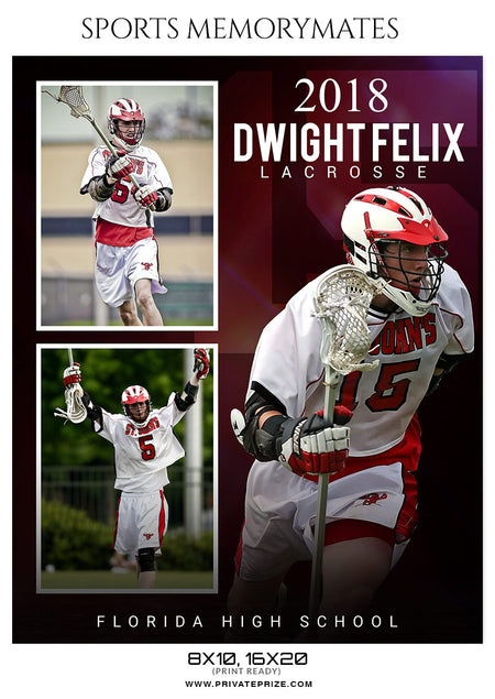 Dwight felix - Lacrosse Memory Mate Photography Template - Photography Photoshop Template