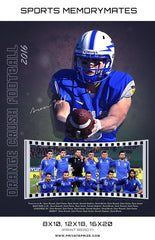 Orange Crush - Sports Memory Mate Photoshop Template