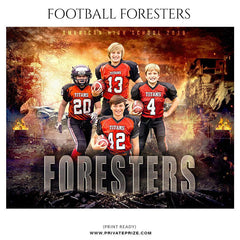 Football Foresters - Themed Sports Photography Template