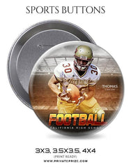 Football Sports Button