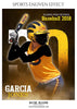 Garcia Jones - Softball Sports Enliven Effects Photography Template