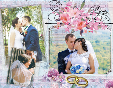 Wedding Collage Set - Good Things - Photography Photoshop Templates