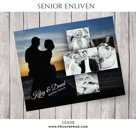 Together- Senior Enliven Effects - Photography Photoshop Template