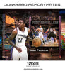 Junk Yard BasketBall Themed Sports Template - Photography Photoshop Template