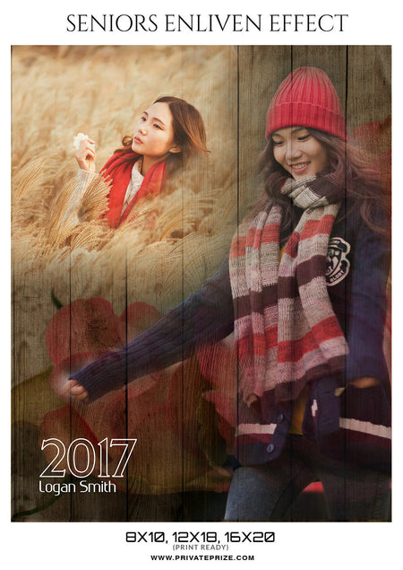 Logan-Senior Enliven Effects Photoshop Template - Photography Photoshop Template