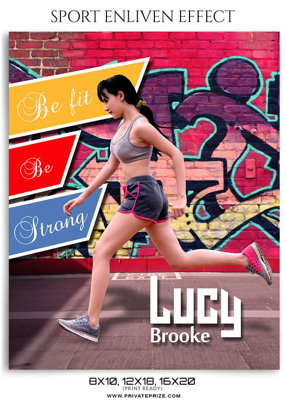 Lucy Brooke-Fitness Mantra- Enliven Effects - Photography Photoshop Template