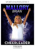 MALLORY BRIAN CHEERLEADER- SPORTS PHOTOGRAPHY - Photography Photoshop Template
