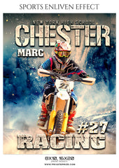 Marc Chester Bike Racing Sports Enliven Effects Photography Template