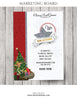 Christmas Newborn Mini Session Flyer Template for Photographers - Photography Photoshop Template