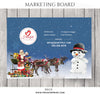 Heartfelt Christmas Mini Session Flyer Template for Photographers - Photography Photoshop Template