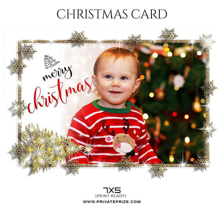 Merry Christmas - Christmas Card Tempates - PrivatePrize - Photography Templates