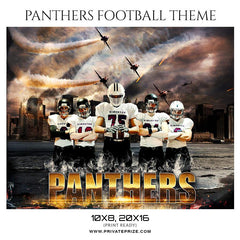 Panthers - Football Themed Sports Photography Template