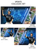 Johnson - Sports Collage Photoshop Template - Photography Photoshop Template