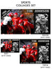 Tim - Sports Collage Photoshop Template - Photography Photoshop Template