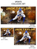 Taylor- Sports Collage Photoshop Template - Photography Photoshop Template
