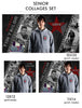 Tim -Senior Collage Photoshop Template - Photography Photoshop Template