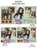 Jessica- Senior Collage Photoshop Template - Photography Photoshop Template