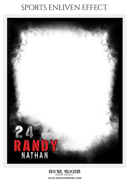 RANDY NATHAN BASKETBALL - SPORTS ENLIVEN EFFECT - Photography Photoshop Template