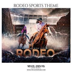 Rodeo - Themed Sports Photography Template