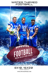 Sea Themed Football Sports Template