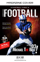 Football- Sports Photography Magazine Cover