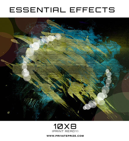 Essential Effects - Cyan - Photography Photoshop Template