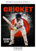 SHAWN SEAN - CRICKET SPORTS PHOTOGRAPHY - Photography Photoshop Template