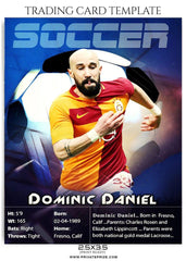 Soccer  - Trading Card Sports Photoshop Template