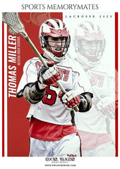 Thomas Miller - Lacrosse Sports Memory Mates Photography Template