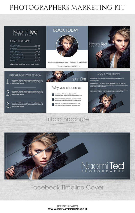 Naomi Ted - Marketing Kit - PrivatePrize - Photography Templates