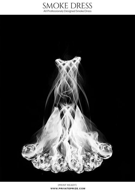 Smoke-Dress-Illusion - Photography Photoshop Template