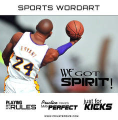 Sports Word Art Overlays - Fearlessness