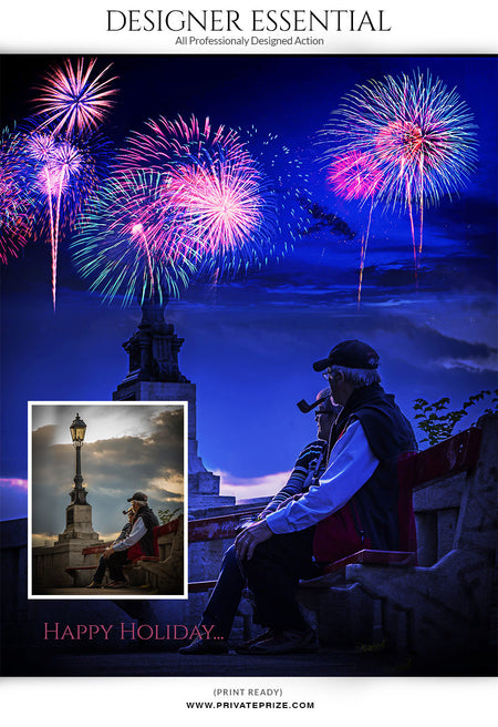FireWorks- Actions - Photography Photoshop Templates