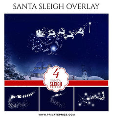 Santa Sleigh overlay