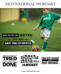 Motivational Word Art Overlays - Strength
