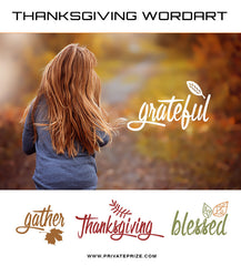 Thanksgiving Word Art Set 1