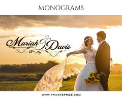 Mariah and Davis - Wedding Monograms