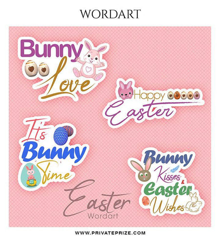 Easter - Wordart - PrivatePrize - Photography Templates