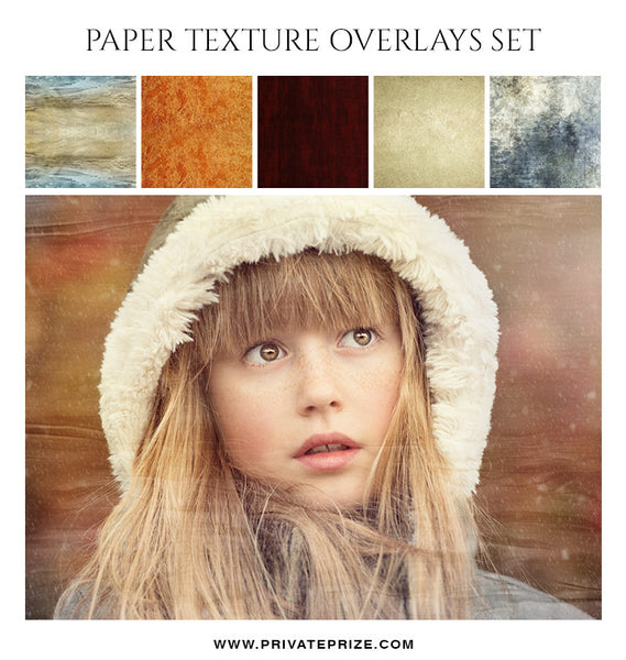 Texture Overlay Set - Photography Photoshop Template