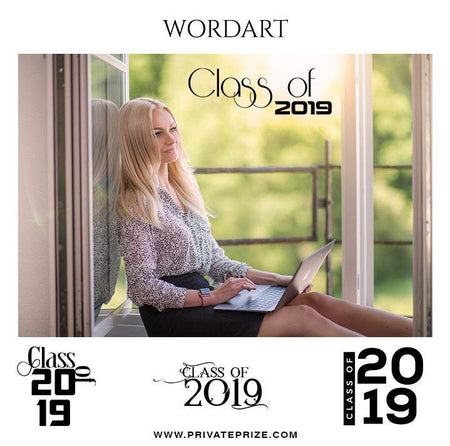 Senior - Word Art - PrivatePrize - Photography Templates