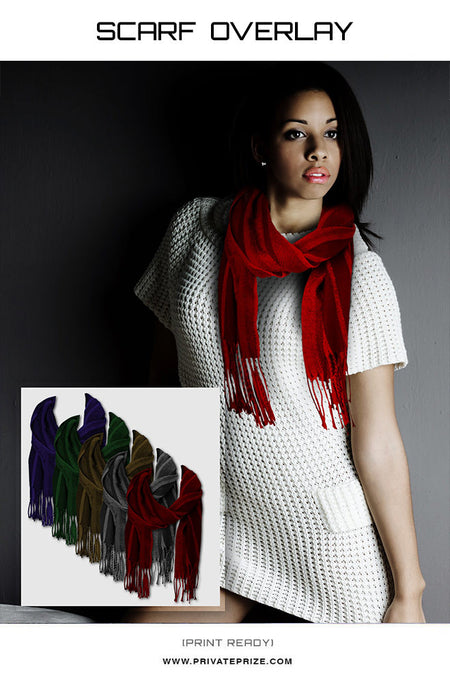 Scarf Overlay - Photography Photoshop Template