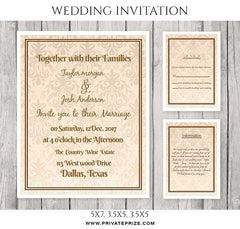 Taylor&Josh Wedding Invitation Card