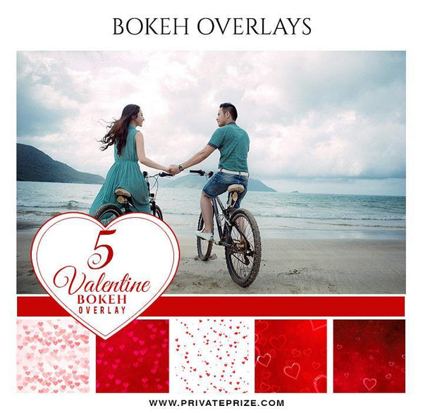 Valentine's - Bokeh Overlay Set - PrivatePrize - Photography Templates